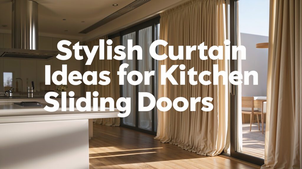 10 Best Kitchen Sliding Door Curtain Ideas