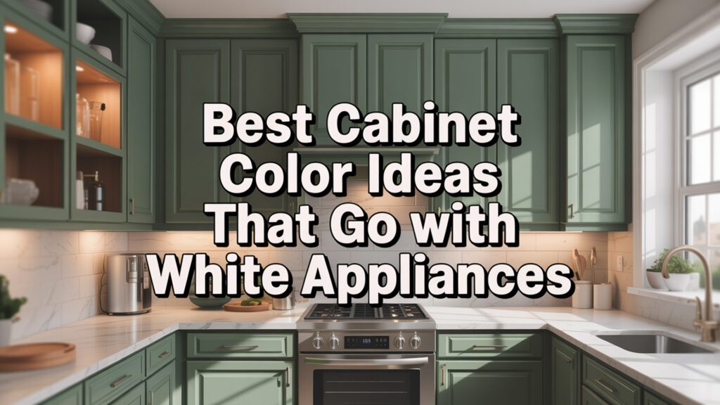 Best Cabinet Color Ideas That Go With White Appliances