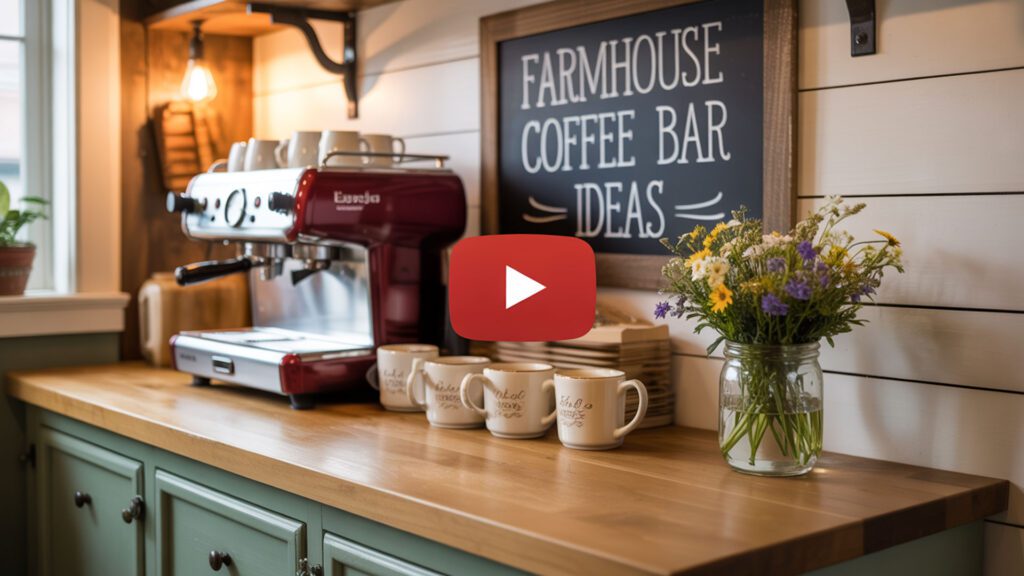 Farmhouse Coffee Bar Ideas