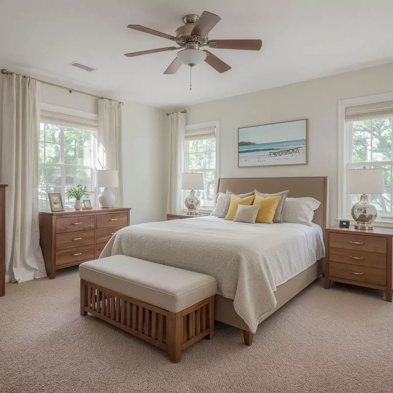 Bedroom before consultation