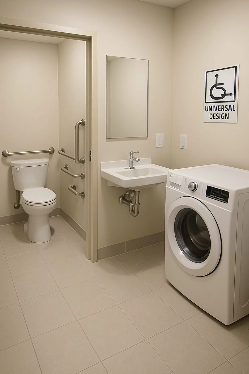 Code Compliance For Small Bathroom Laundry Combo