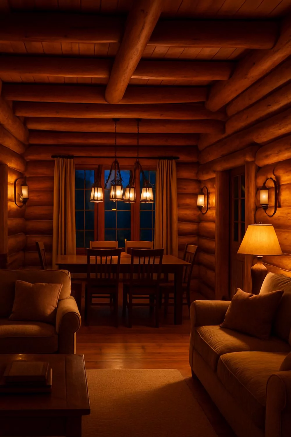 Cozy Lighting Ideas For Log Cabin Interiors