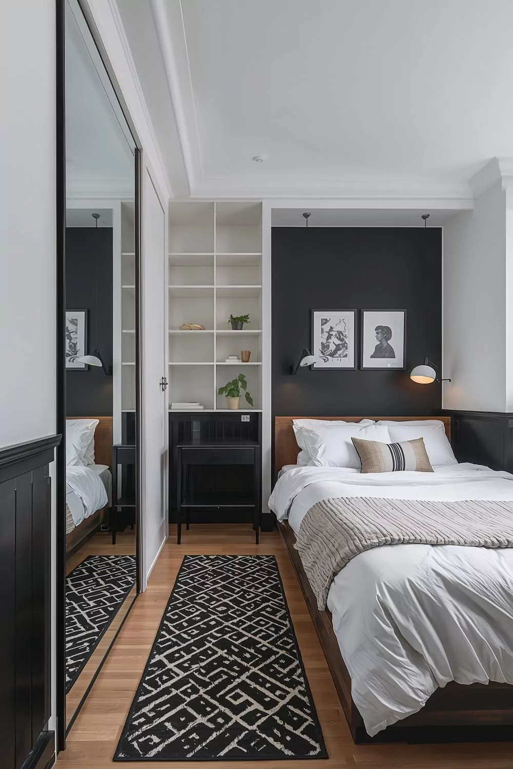 Small Black White Bedroom Ideas That Maximize Space