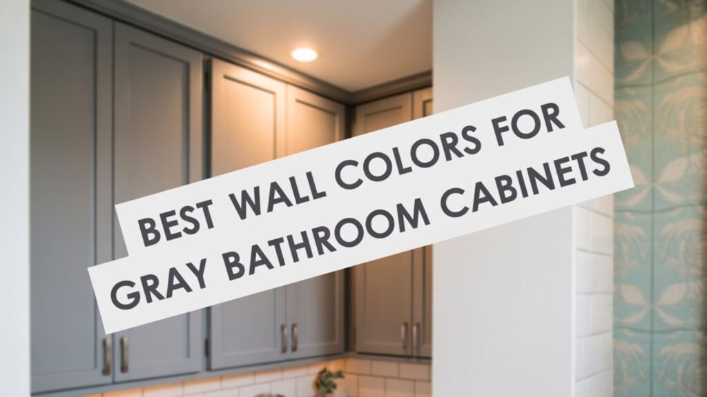 Best Wall Colors For Gray Bathroom Cabinets