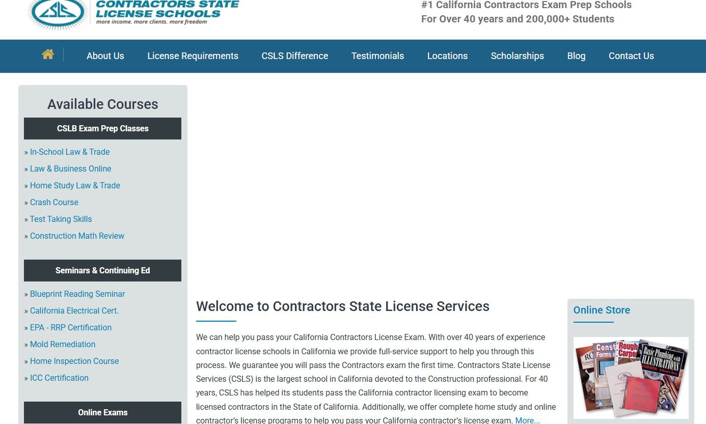 Contractors State License Services