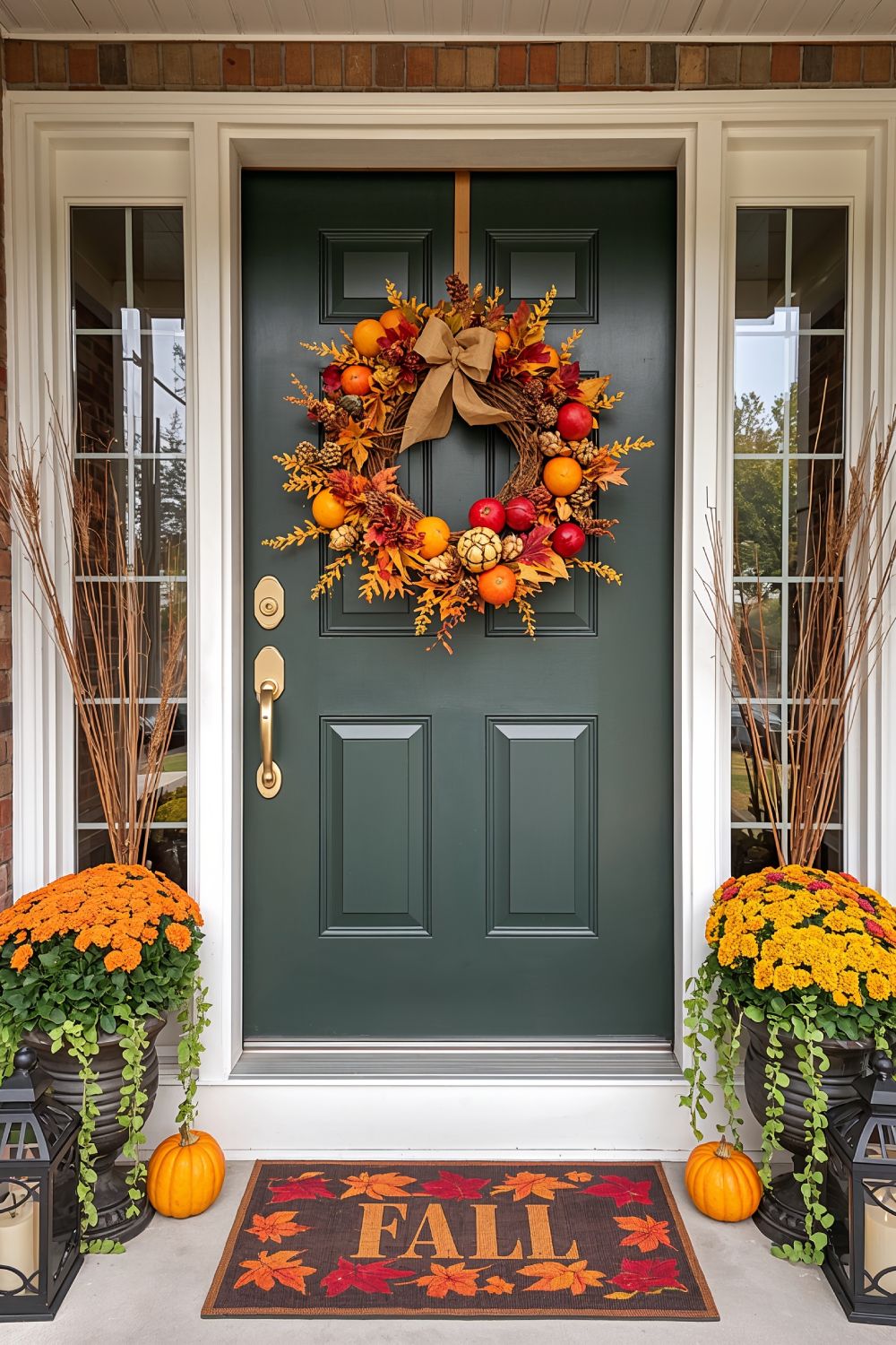 DIY Fall Wreath Ideas For Beautiful Front Door Decor