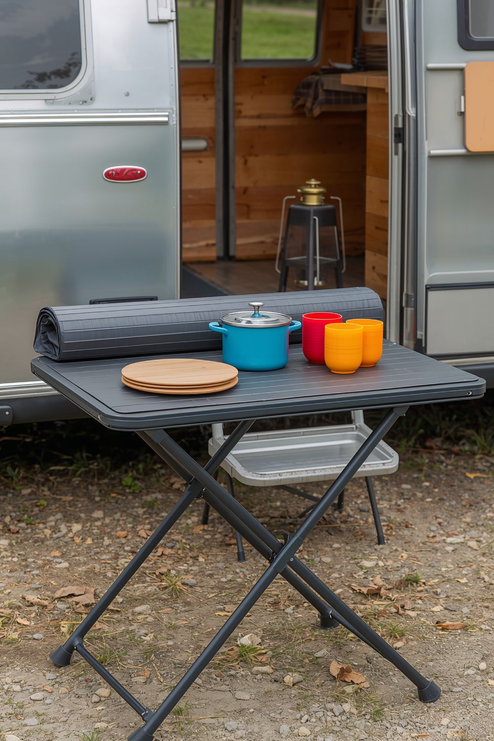 Lightweight Portable Table Perfect For Inside And Outside