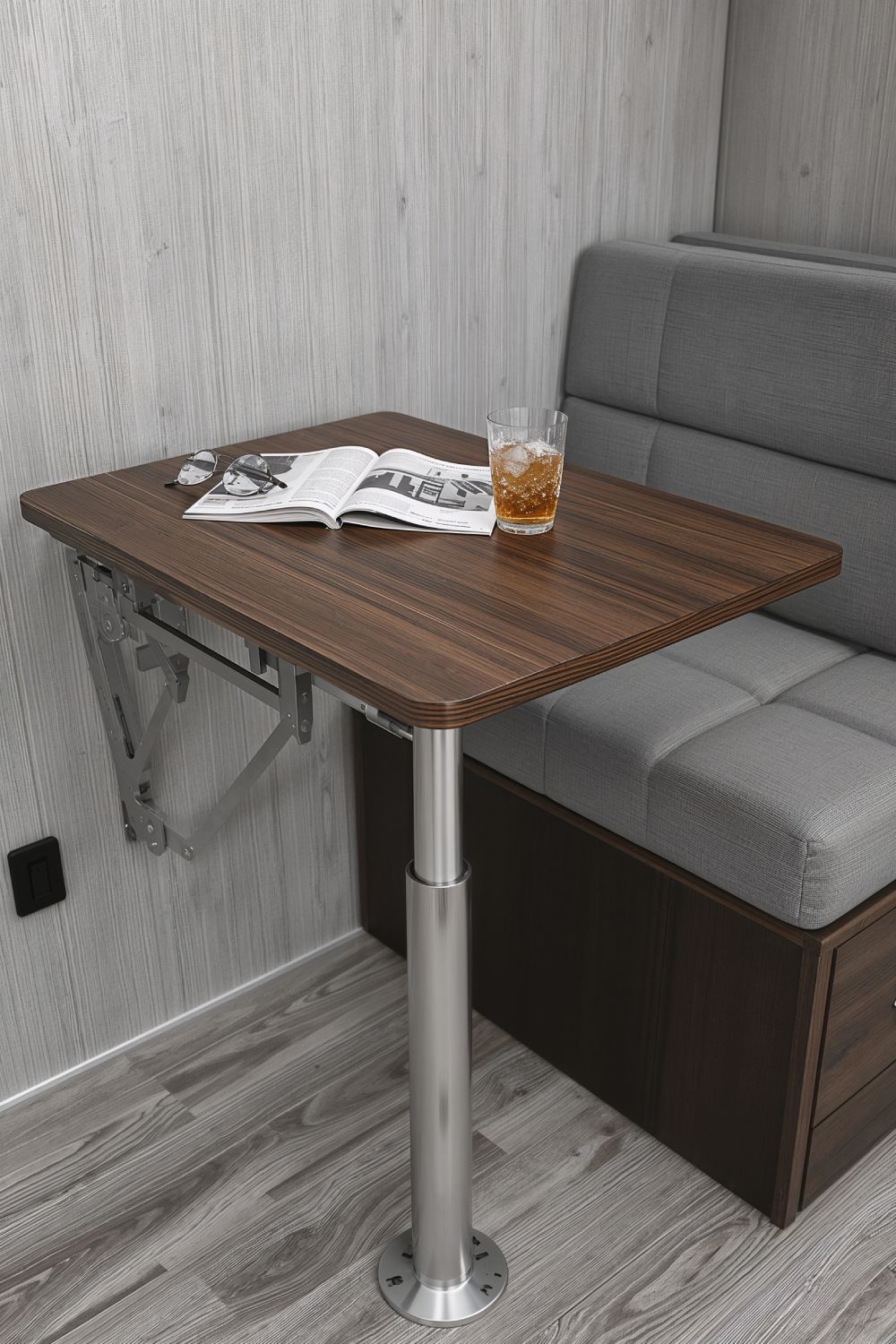 Versatile Swivel Pedestal Table For Maximum RV Flexibility