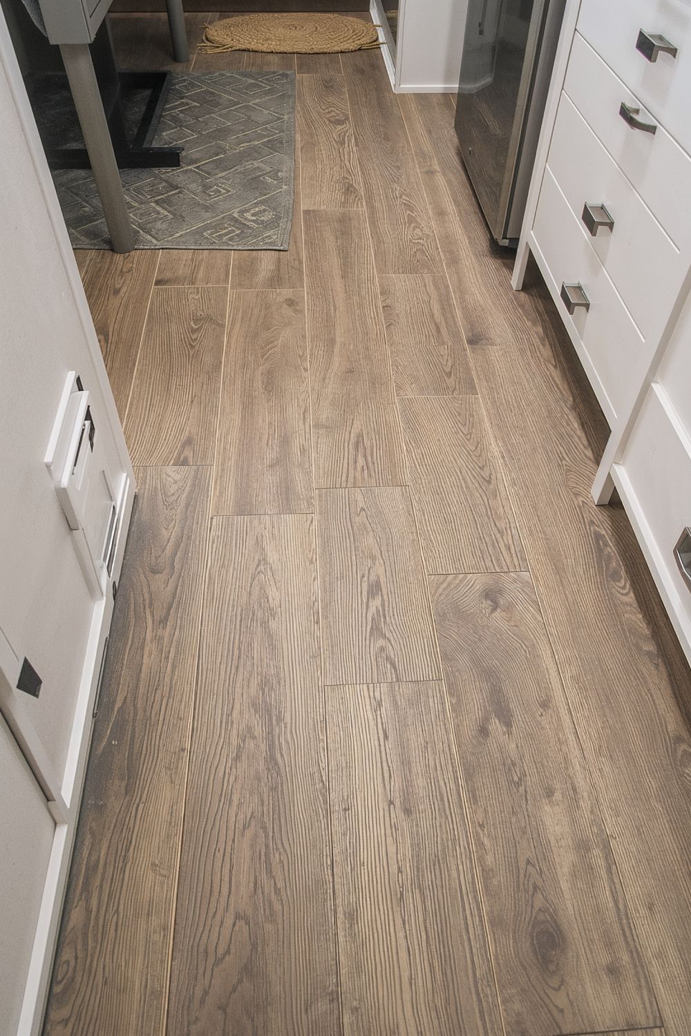 Wood Look Vinyl Plank Flooring For Pop Up Camper Upgrade