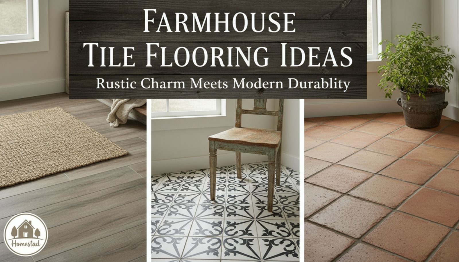 Farmhouse Tile Flooring Ideas