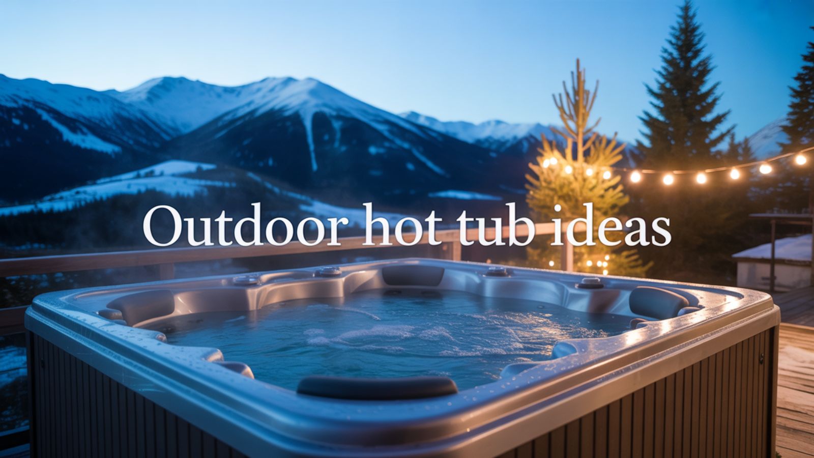 Outdoor Hot Tub Ideas