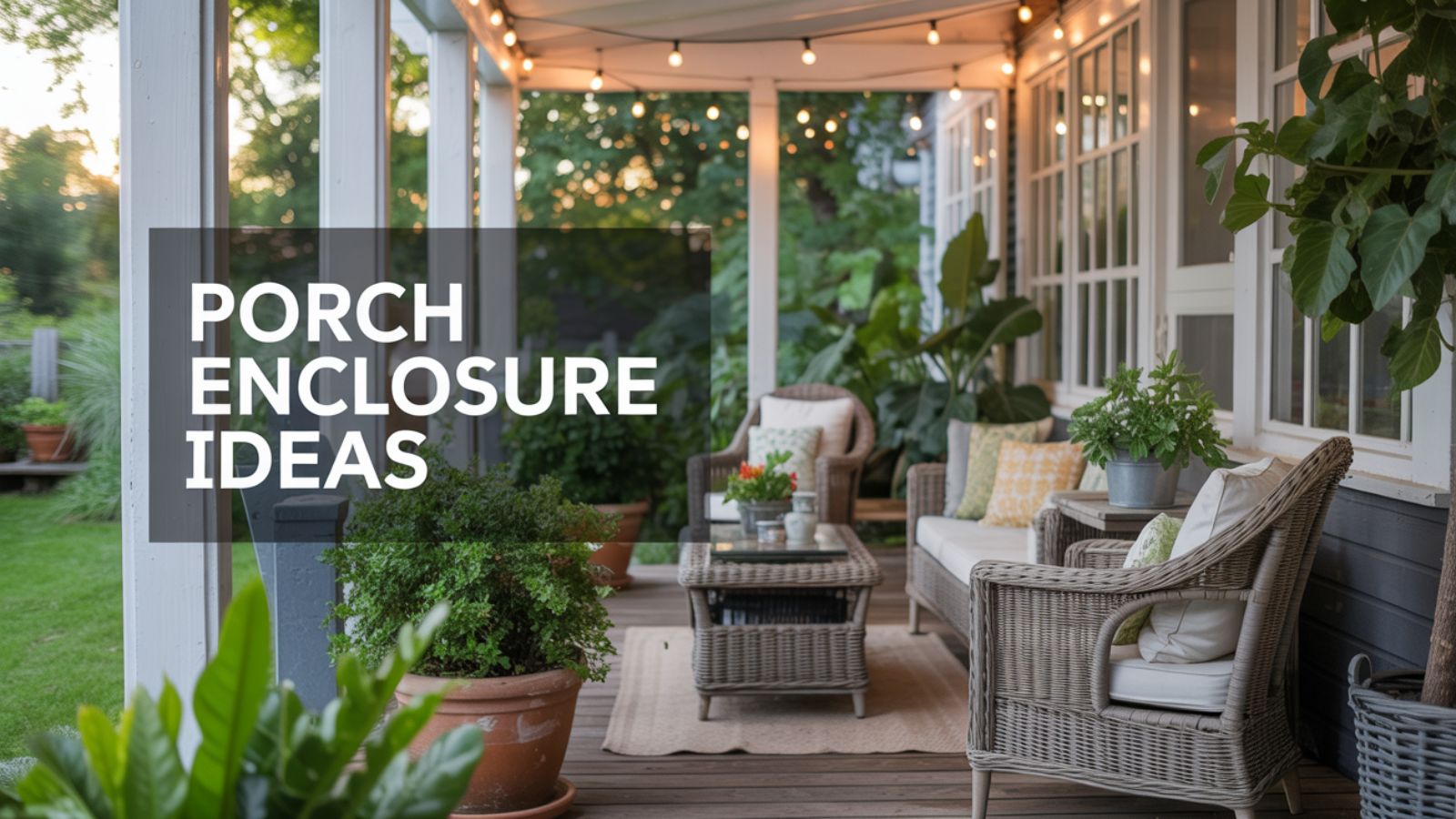 Porch Enclosure Ideas