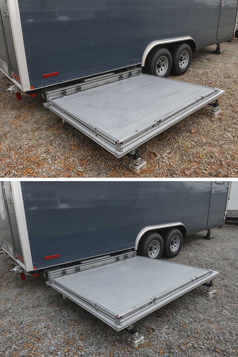 Retractable Slide Out Deck Platform For Tiny House