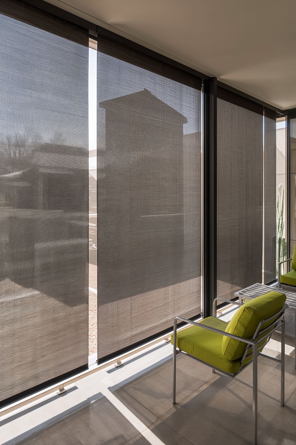 Textilene Mesh Porch Screens With UV Protection