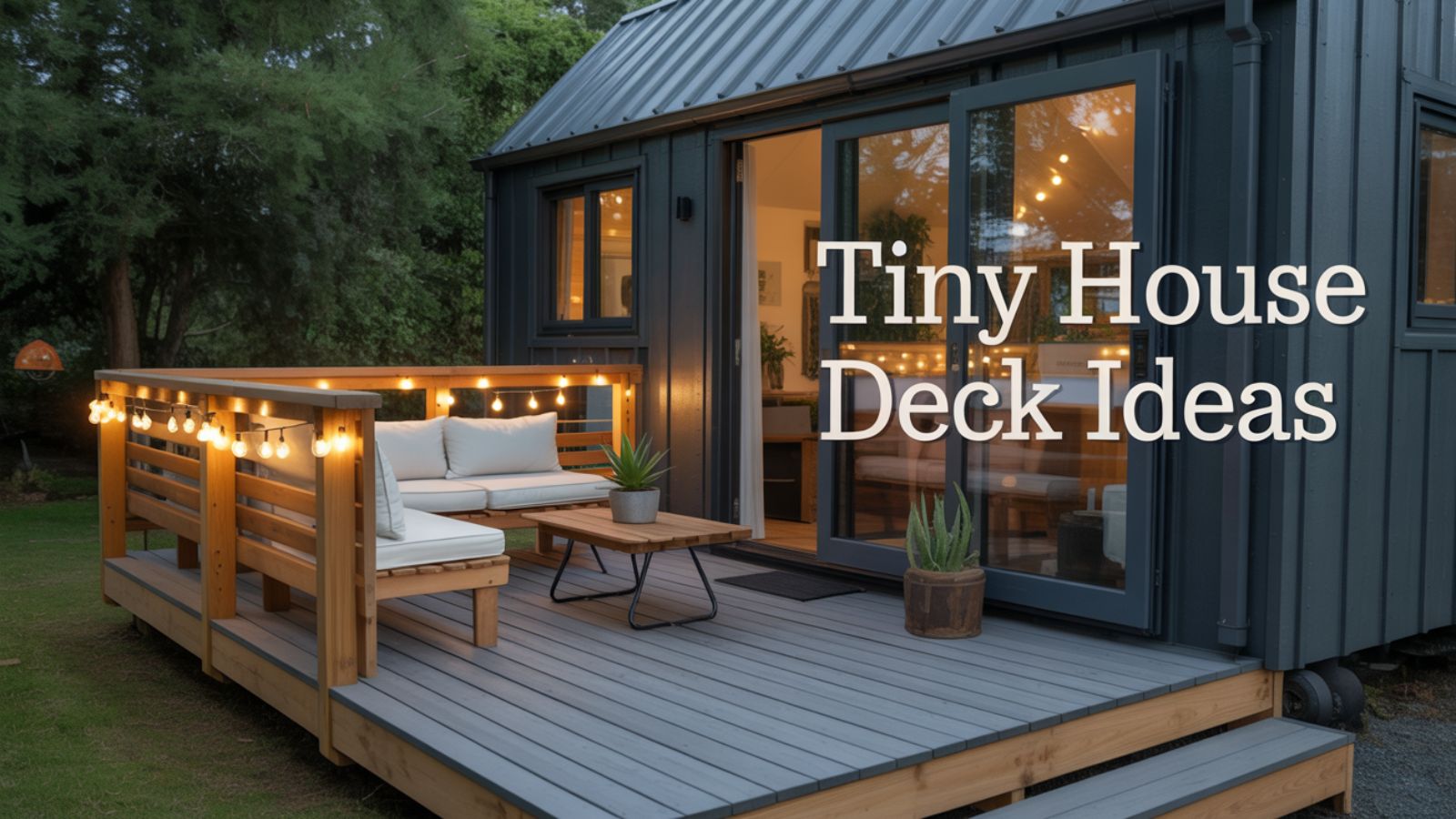 Tiny House Deck Ideas