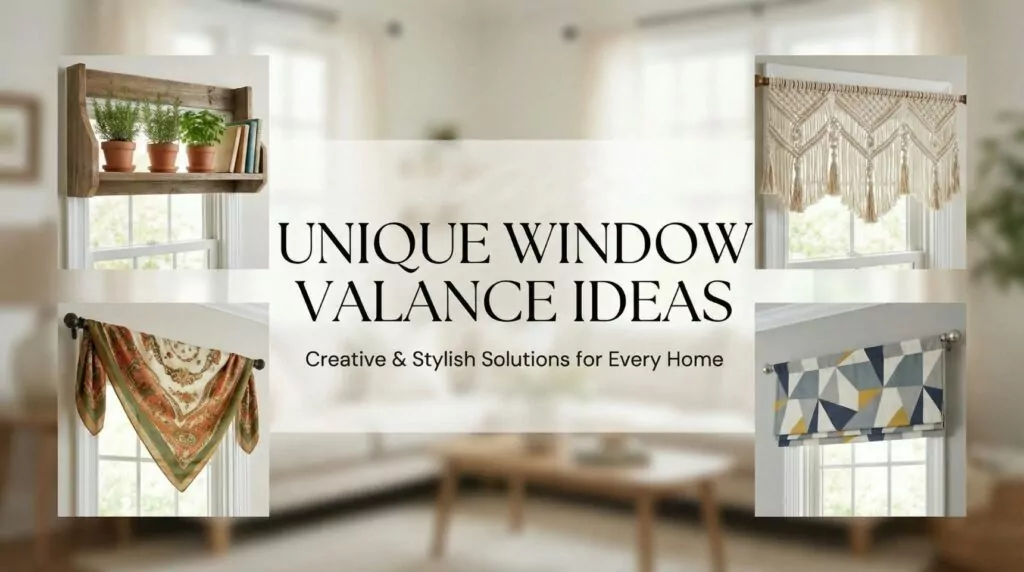 10 Unique Window Valance Ideas