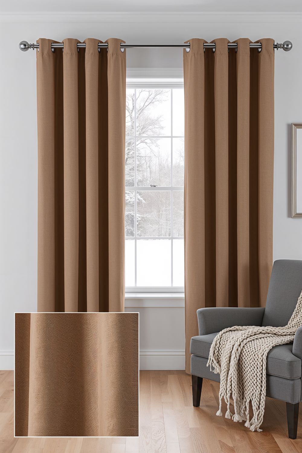 Energy Efficient Thermal Curtains For Bay Window