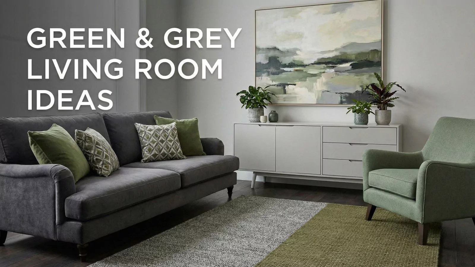 Green And Grey Living Room Ideas