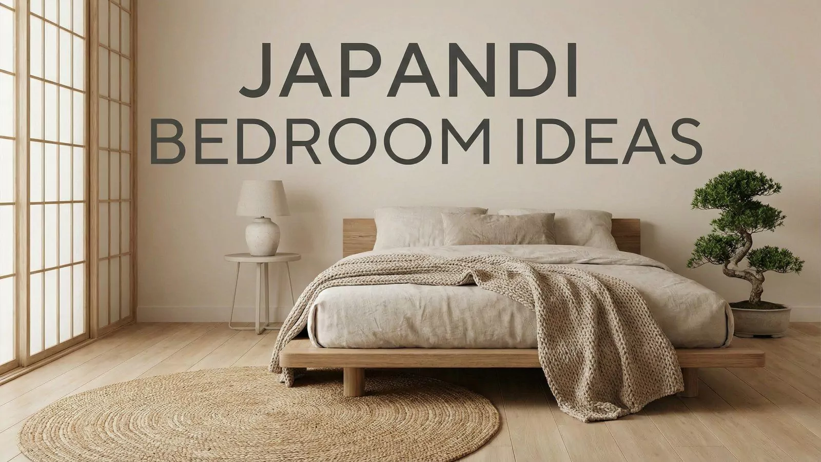 Japandi Bedroom Ideas