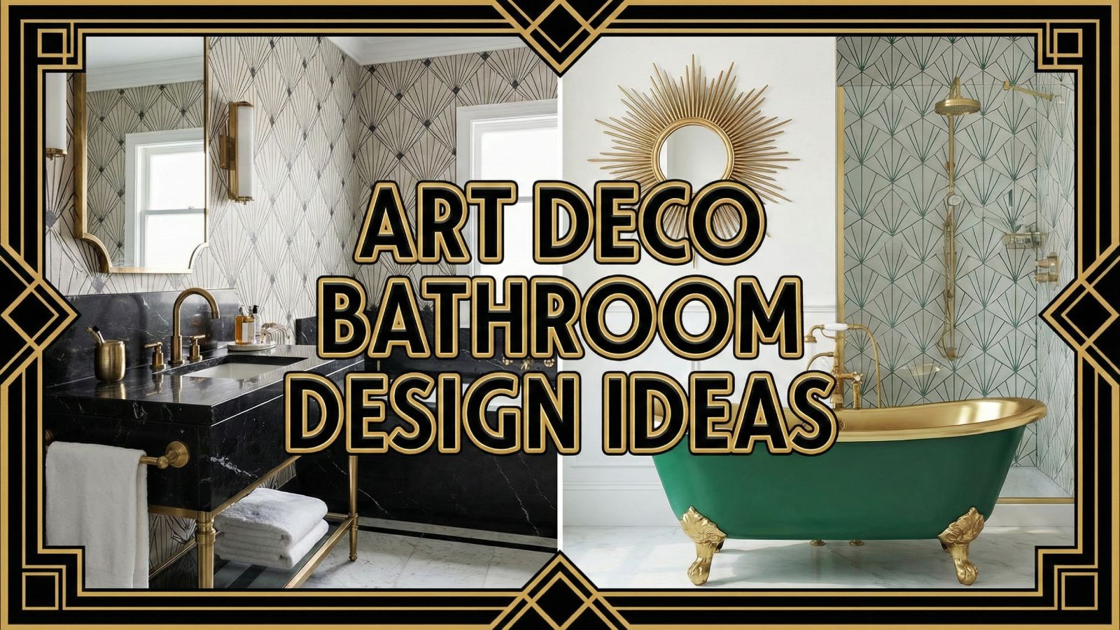 Art Deco Bathroom Design Ideas