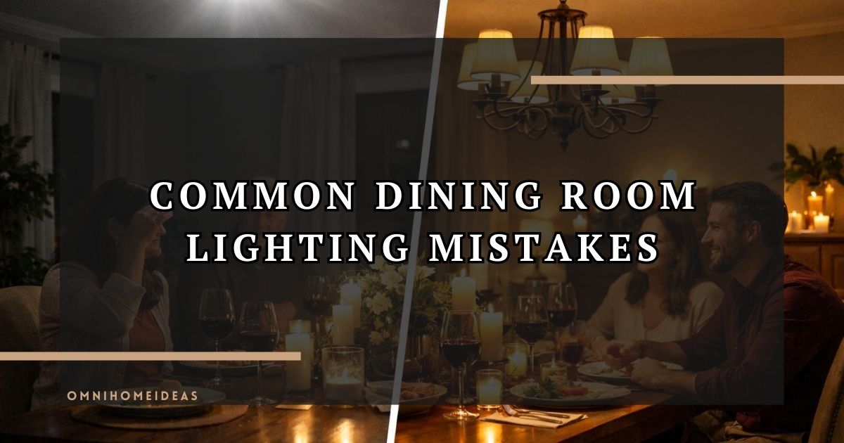 Common Dining Room Lighting Mistakes and How to Avoid Them