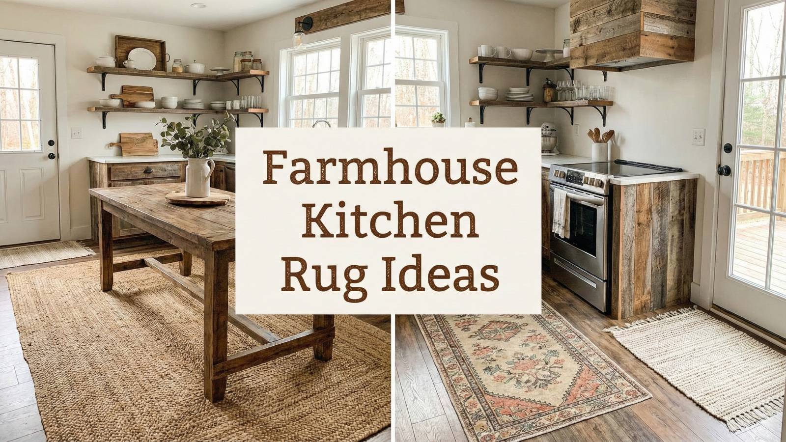 Farmhouse Kitchen Rug Ideas