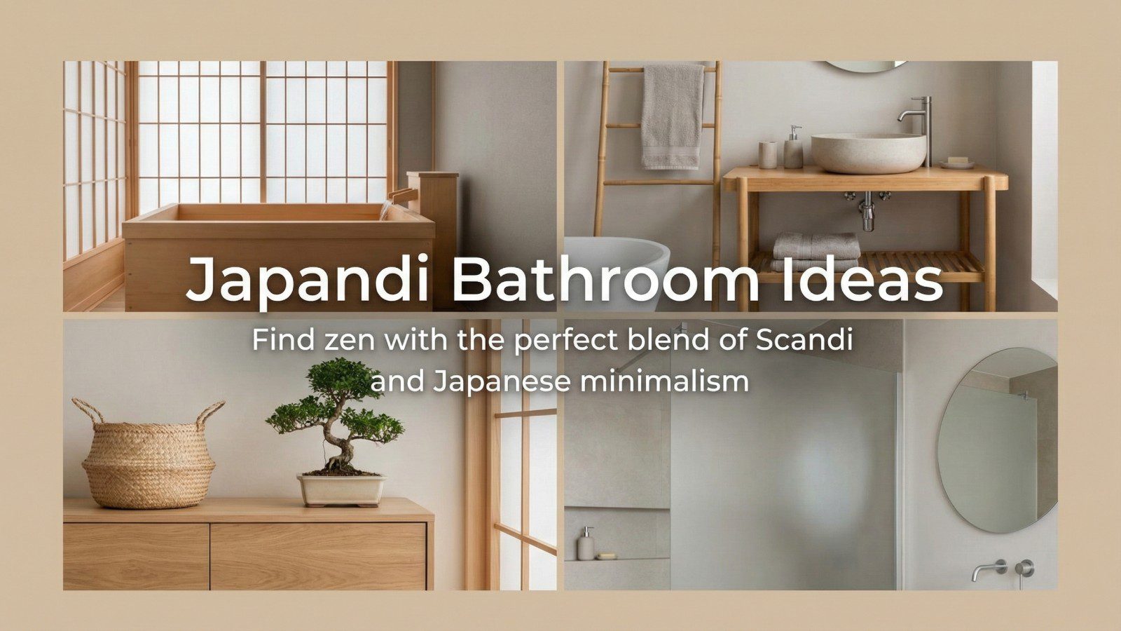 Japandi Bathroom Ideas