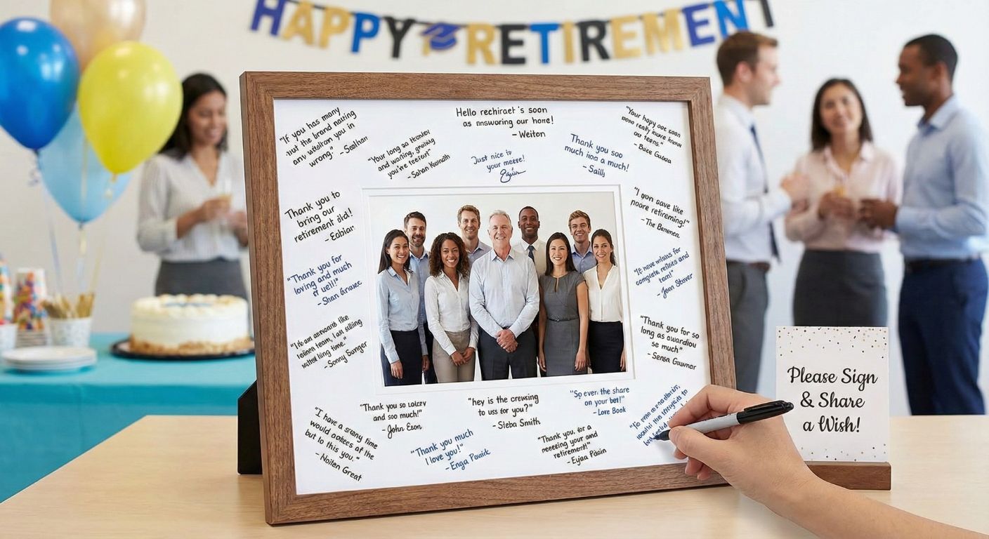 Retirement Signature Frame