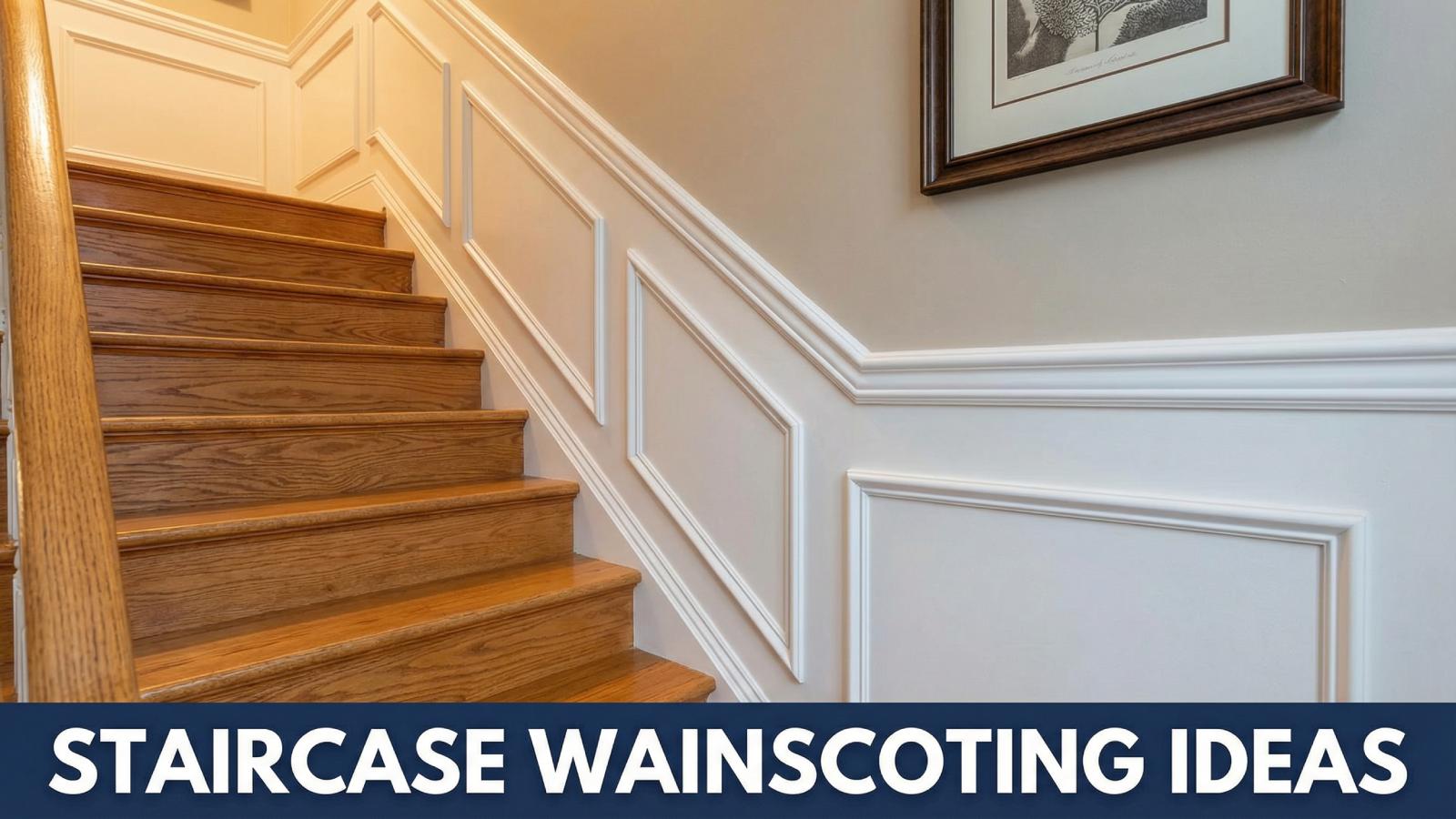Staircase Wainscoting Ideas