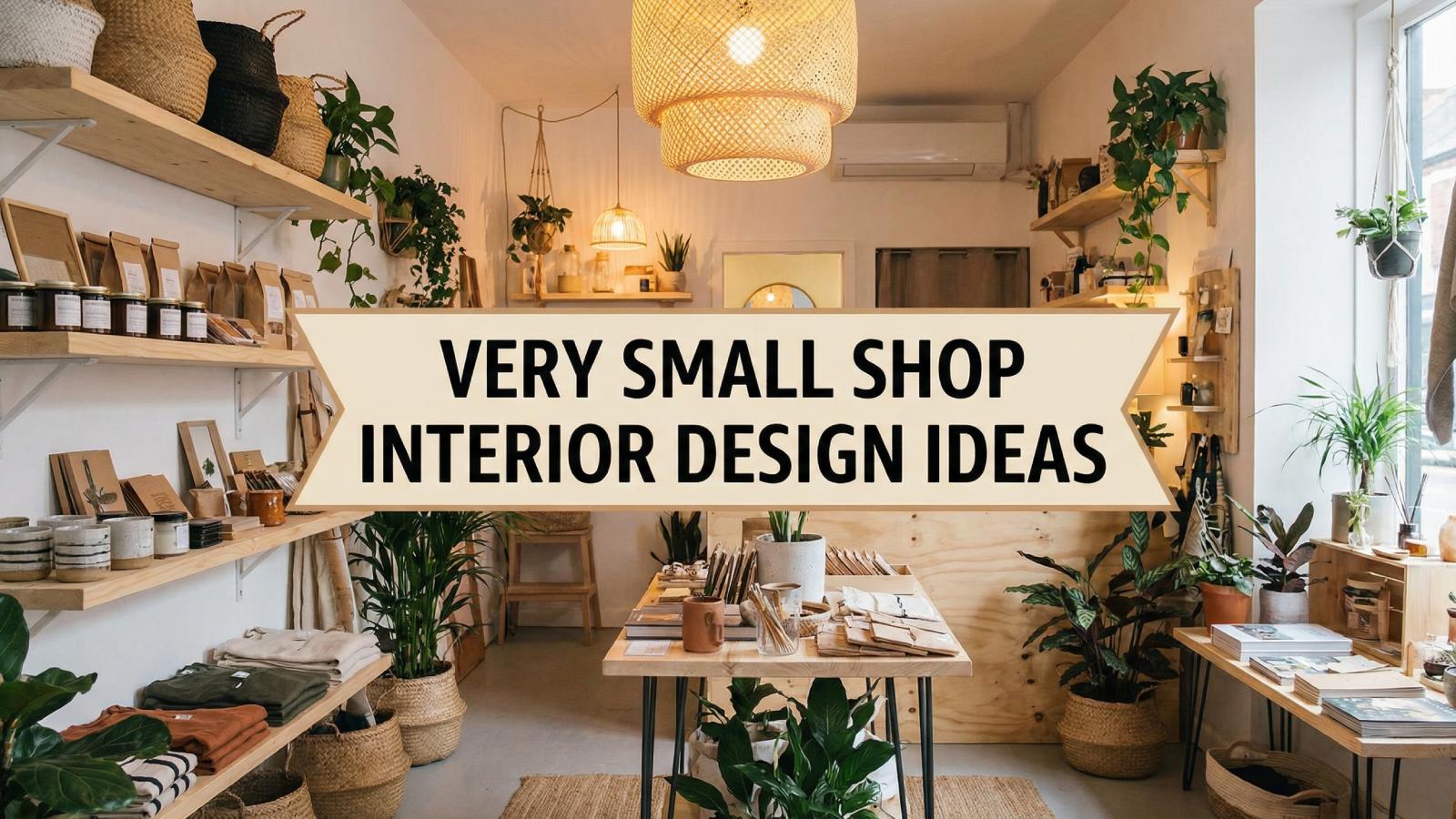 Very Small Shop Interior Design Ideas