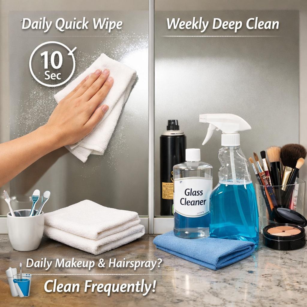 How Often Should You Clean A Vanity Mirror