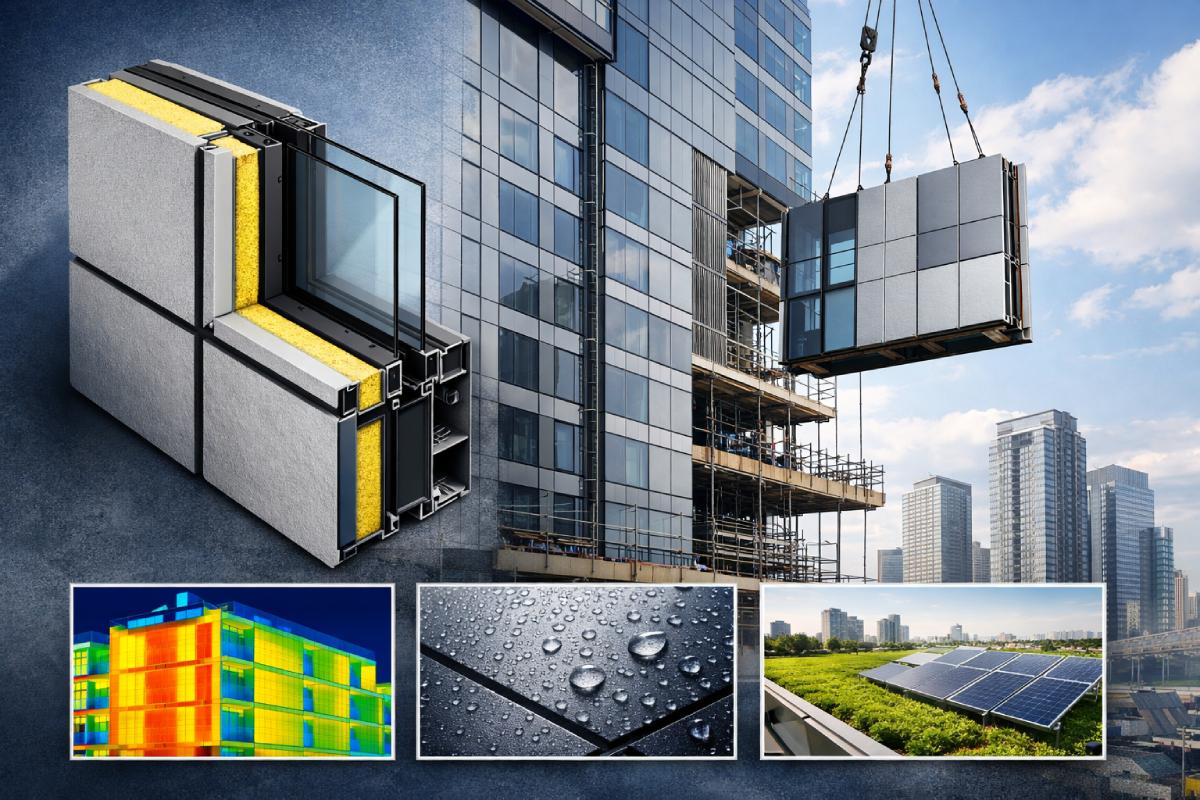 How Unitized Cladding Systems Support High Performance Building Envelopes