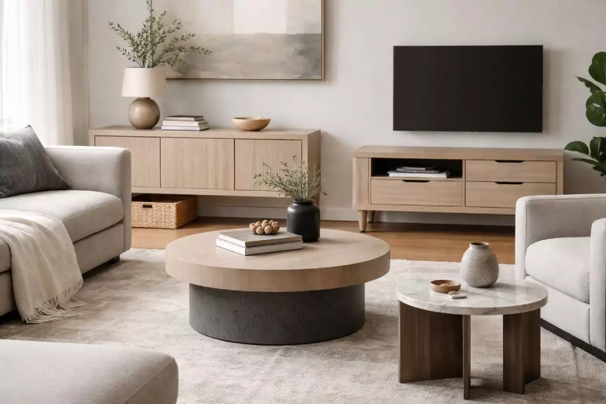 Match Tables And Storage To The Home Routine