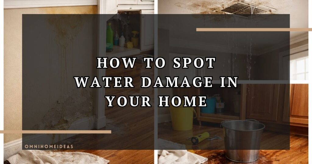 Signs Of Water Damage In Your Home