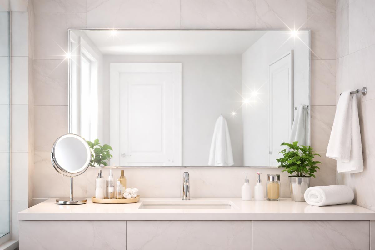 Why A Clean Vanity Mirror Matters More Than You Think