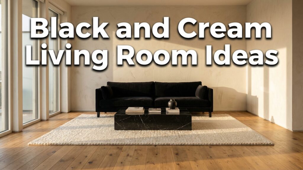 Black And Cream Living Room Ideas