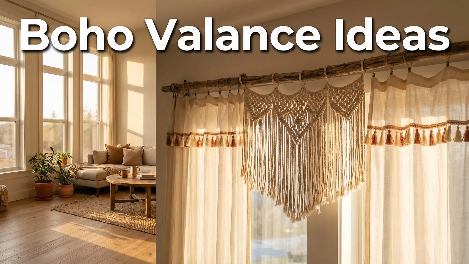 Boho Valance Ideas
