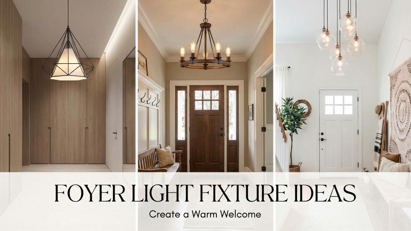 Foyer Light Fixture Ideas