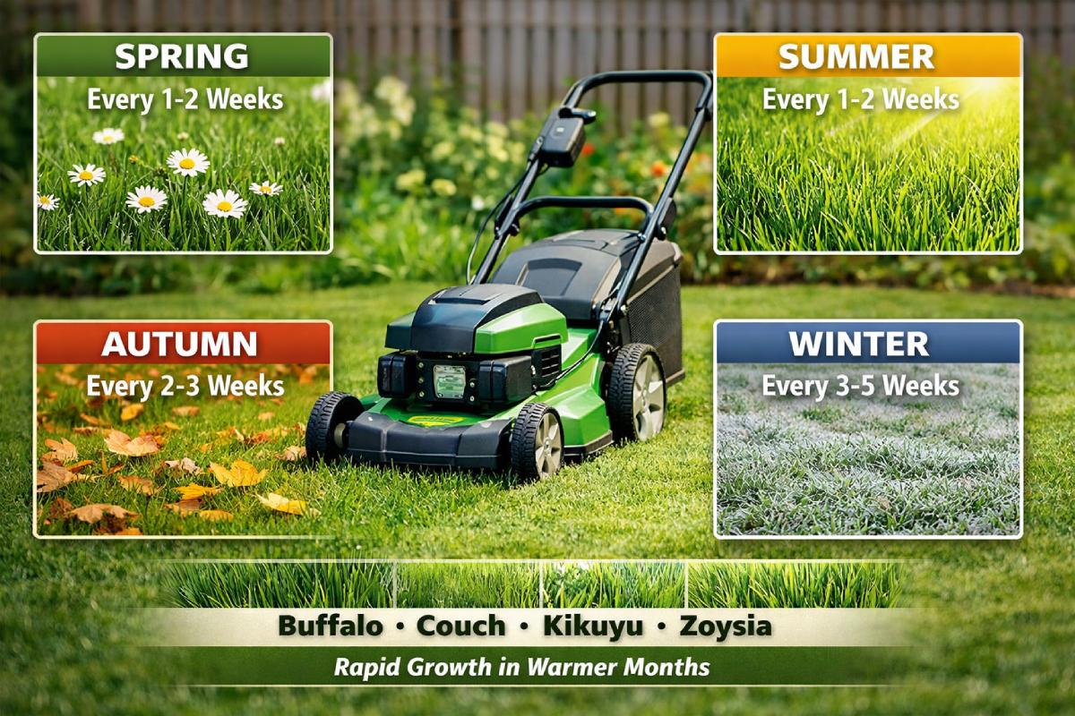 How Often Should You Mow Your Lawn In Australia