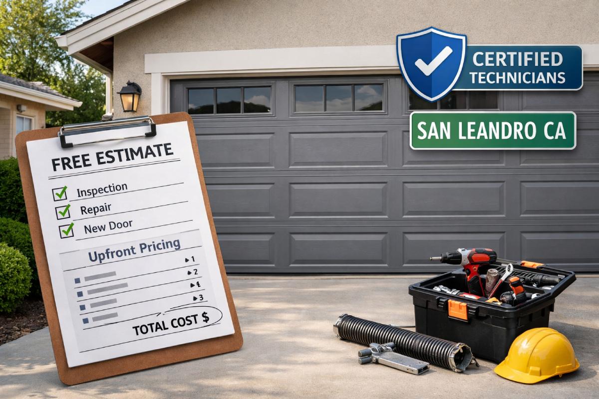 Reliable Garage Door Services In San Leandro