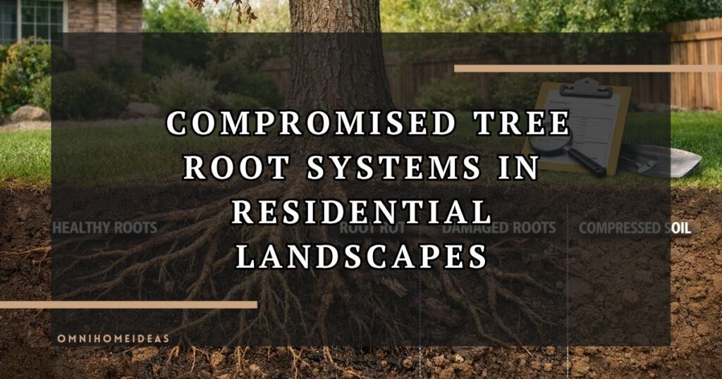 Signs Of Compromised Tree Root Systems In Residential Landscapes