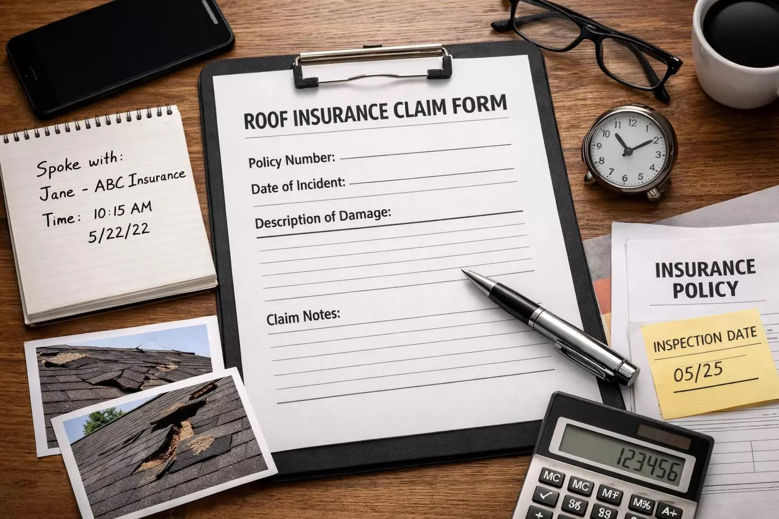 Step 3 Filing Your Roof Insurance Claim