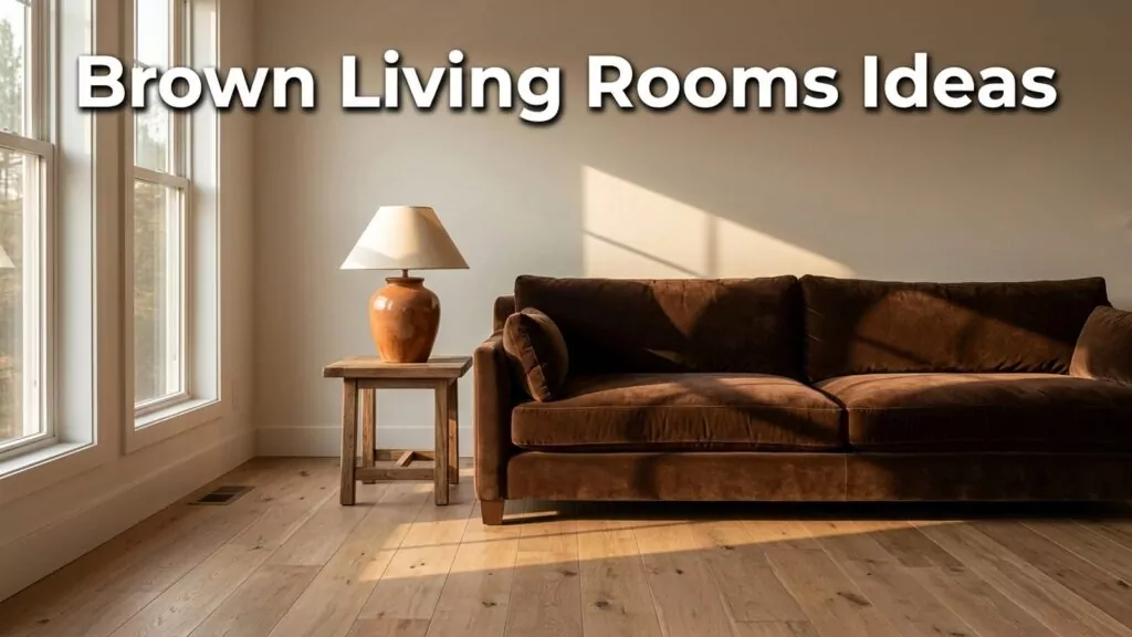 Brown Living Rooms Ideas Featured