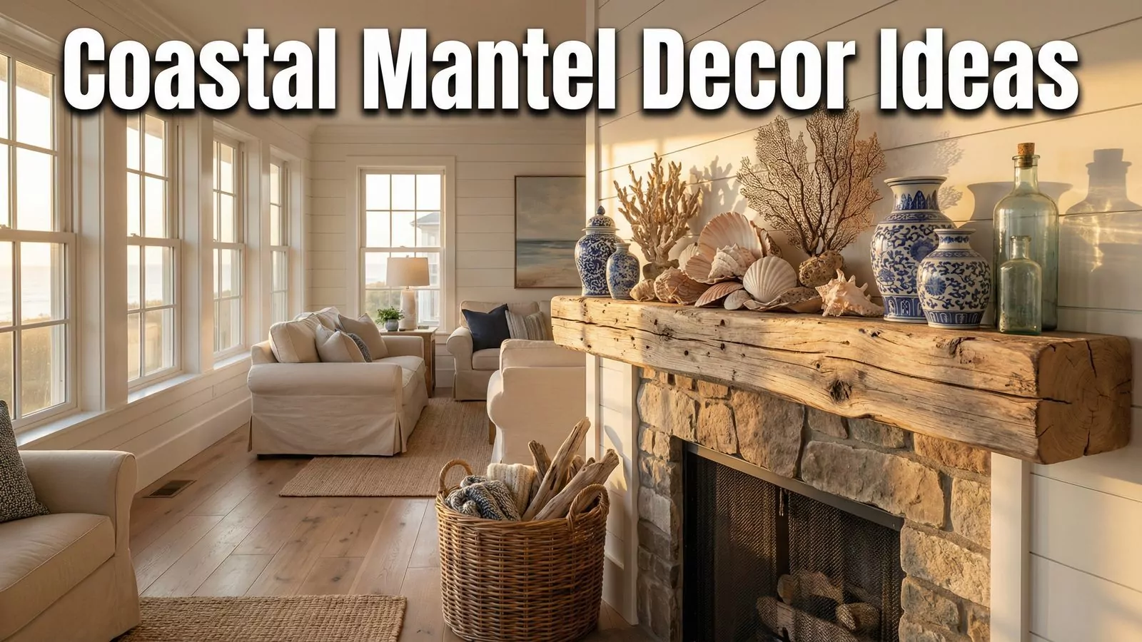 Coastal Mantel Decor Ideas