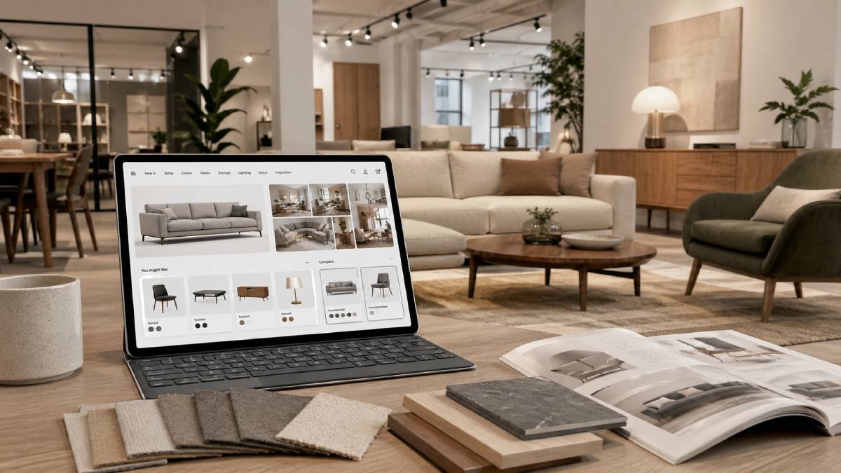 Combining Online Research And Showroom Visits