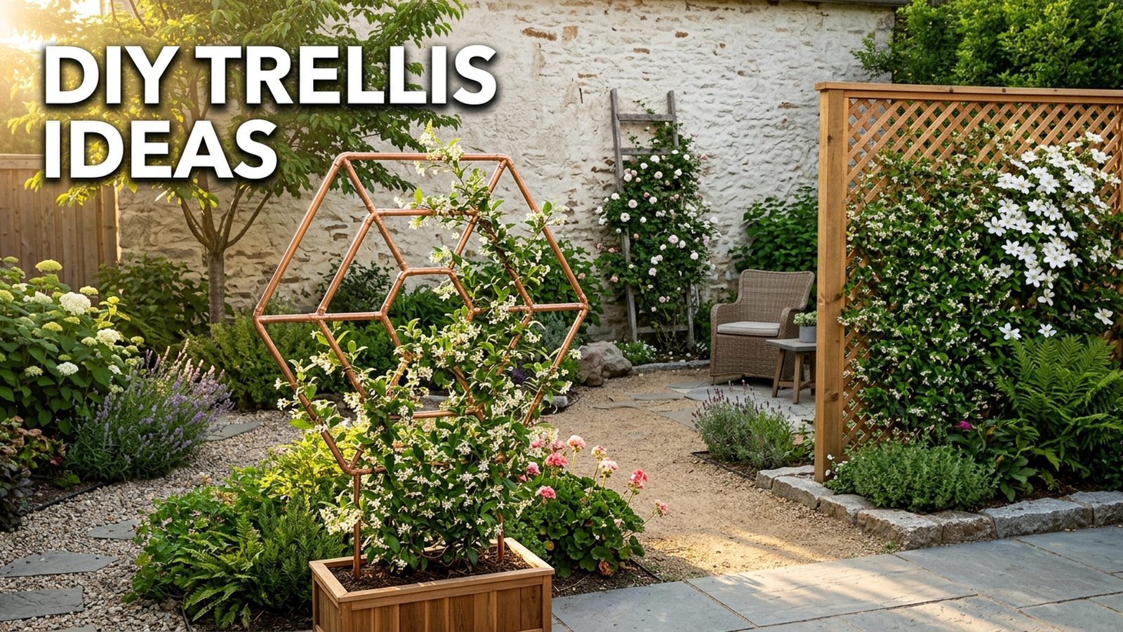 DIY Trellis Ideas Featured