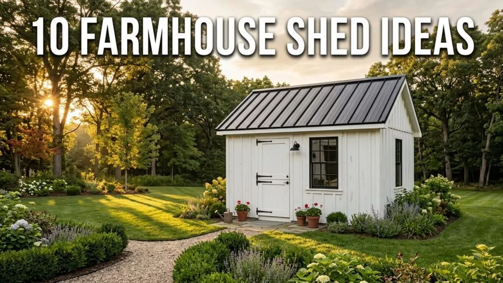 Farmhouse Shed Ideas Featured