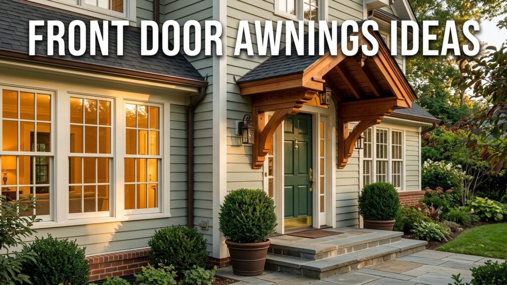 Front Door Awnings Ideas Featured