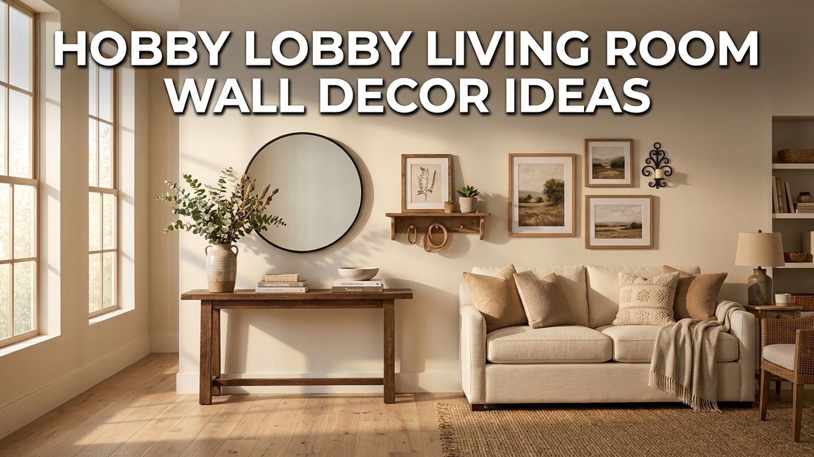 Hobby Lobby Living Room Wall Decor Ideas Featured