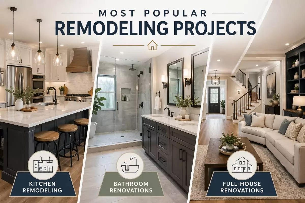 Most Popular Remodeling Projects